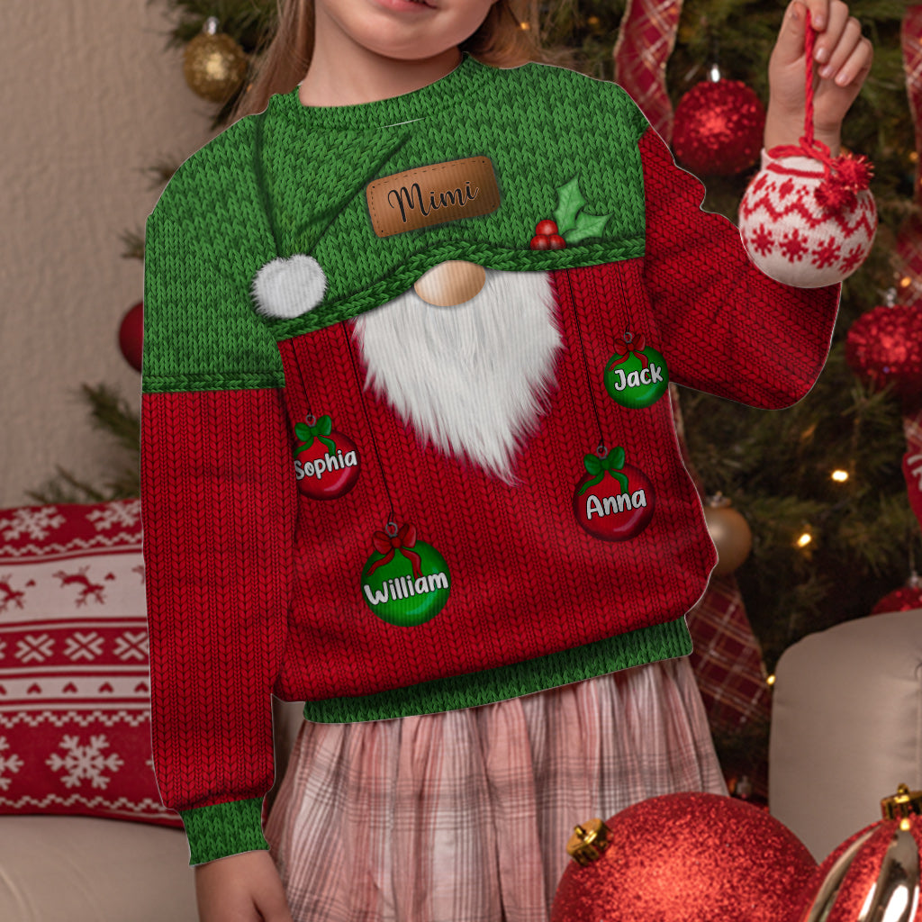 Best Grandma Ever - Personalized Grandma Ugly Sweater