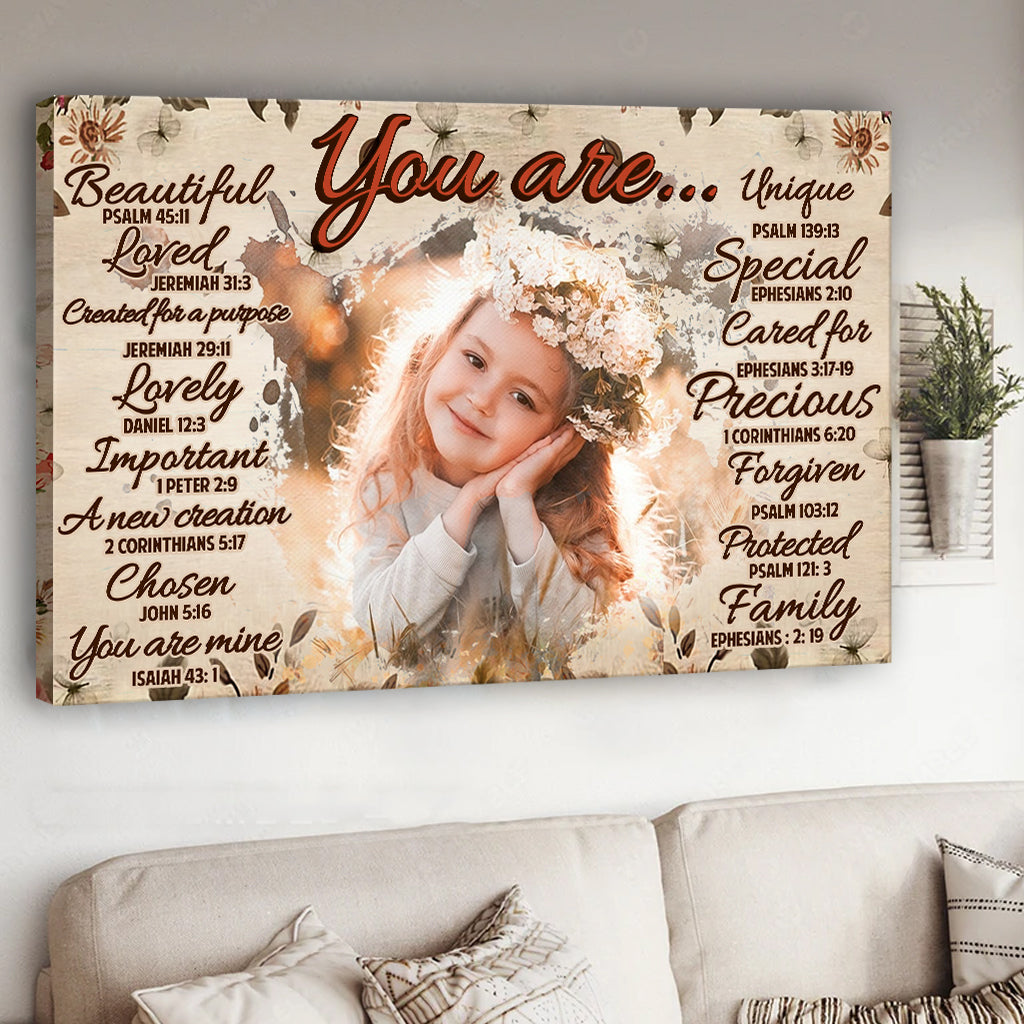 God Says You Are - Personalized Family Canvas And Poster