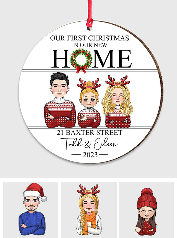 Our Frist Christmas - Personalized Housewarming Ornament