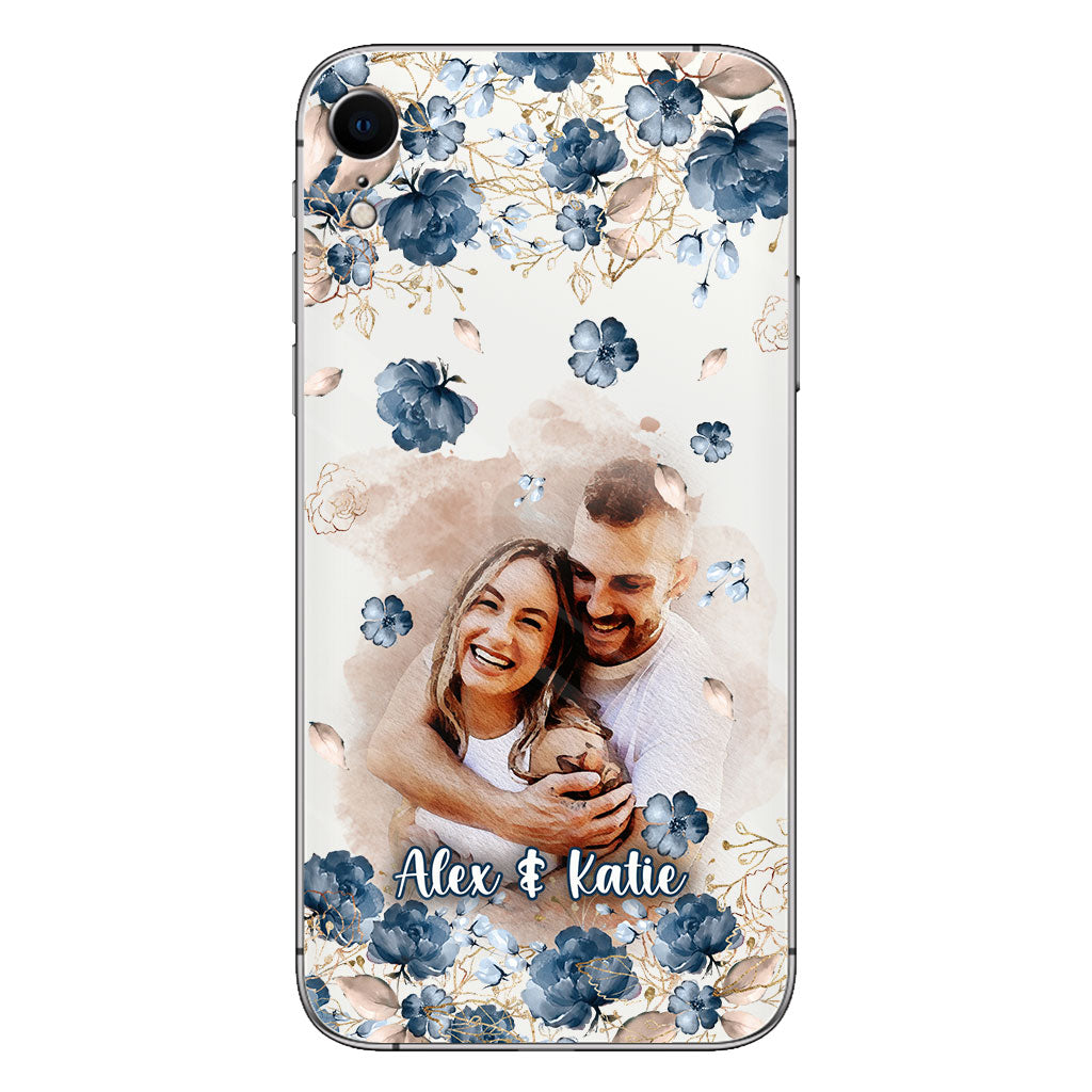 Floral Phone Case - Personalized Clear Phone Case