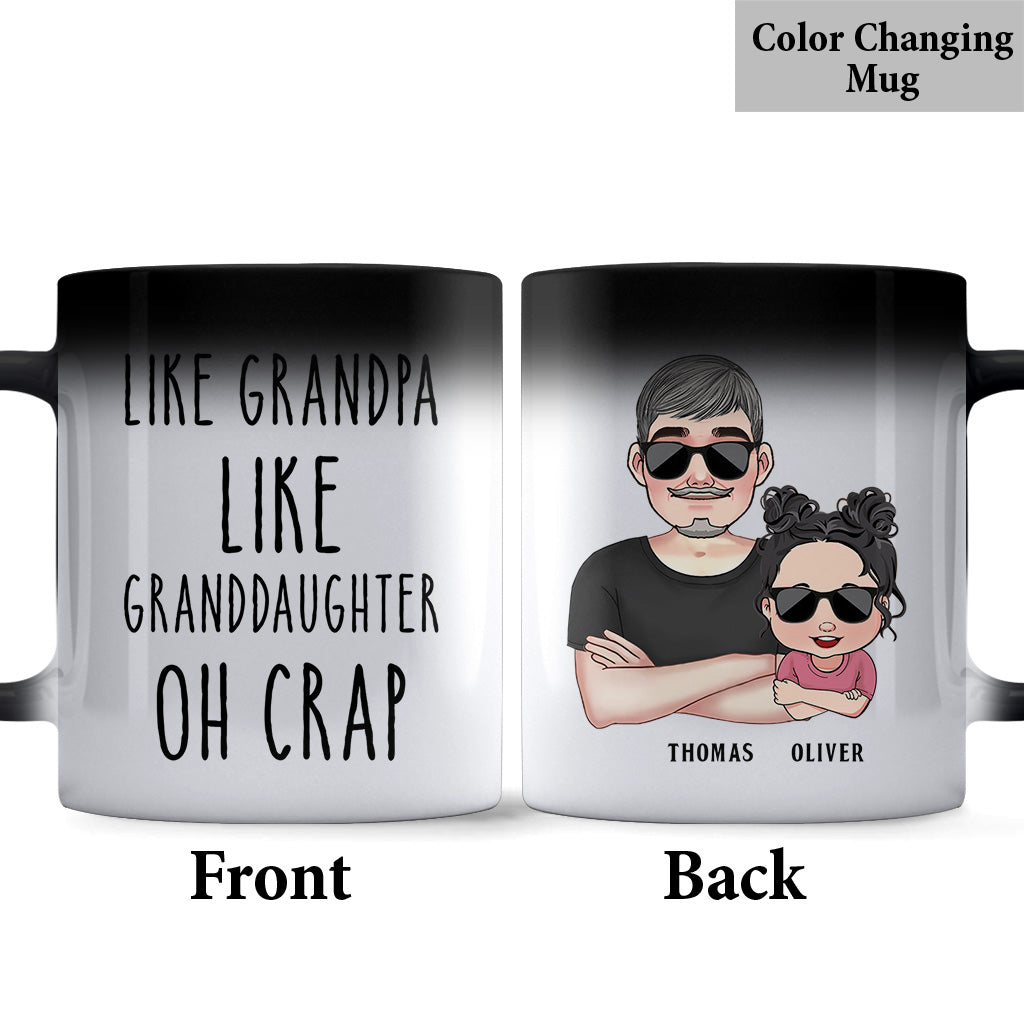 Like Father Like Son - Gift for dad, dad, son - Personalized Mug