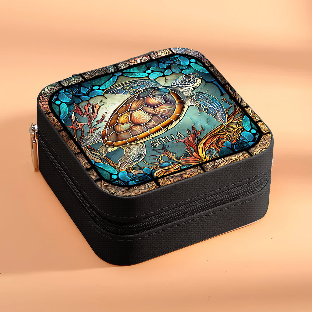 Love Turtles - Personalized Turtle Jewelry Box