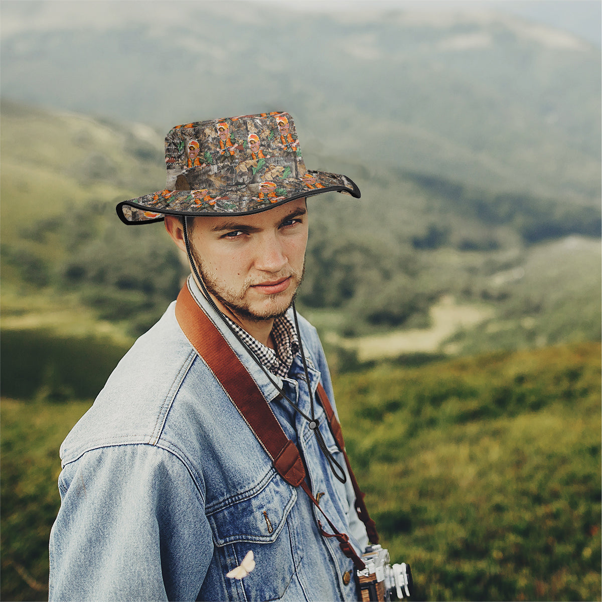 Photo Inserted Hunter - Personalized Hunting Boonie Hat