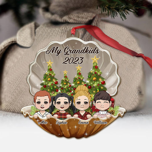 My Grandkids - Personalized Grandma Ornament