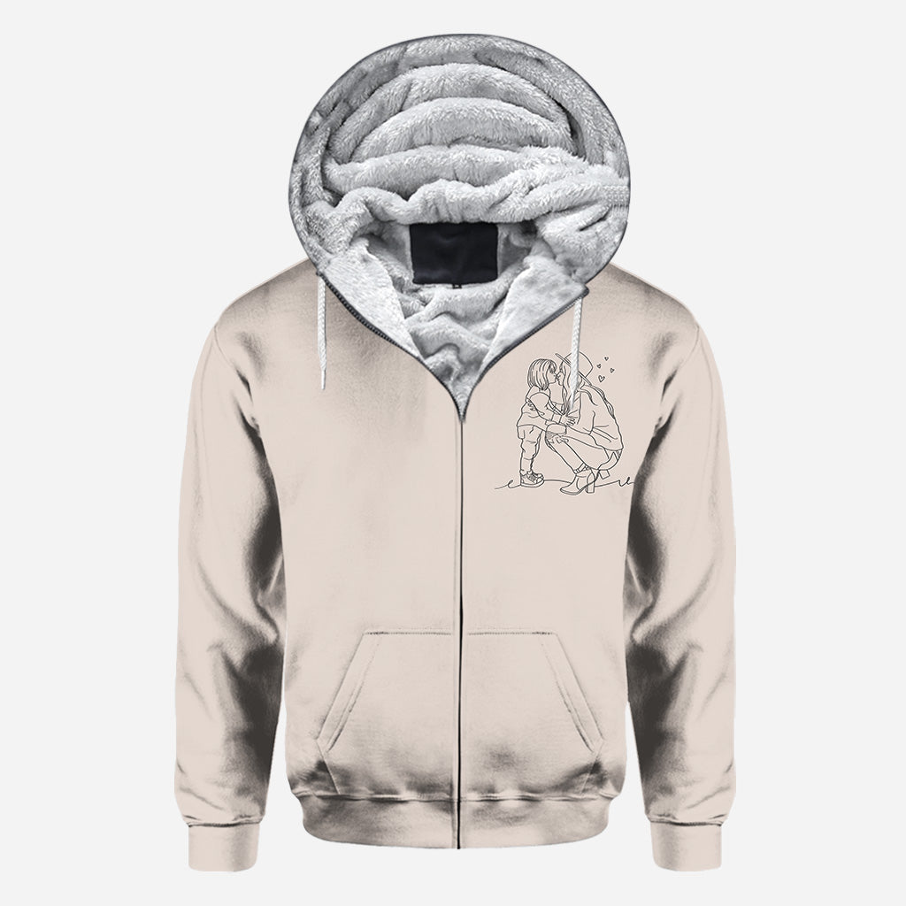 Line Drawing - Personalized Step Mom All Over Shirt