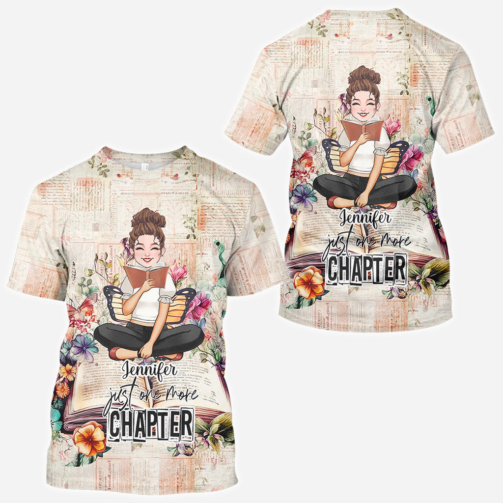 Just One More Chapter - Personalized Book All Over Shirt