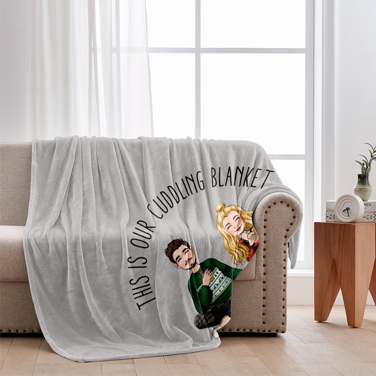Our Cuddling Blanket - Personalized Couple Blanket