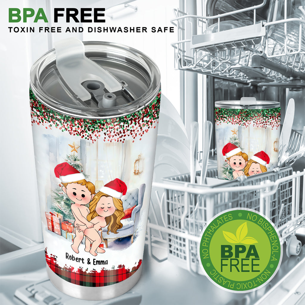 All I Want For Christmas Is To Touch Your Butt It’s Nice - Personalized Couple Tumbler