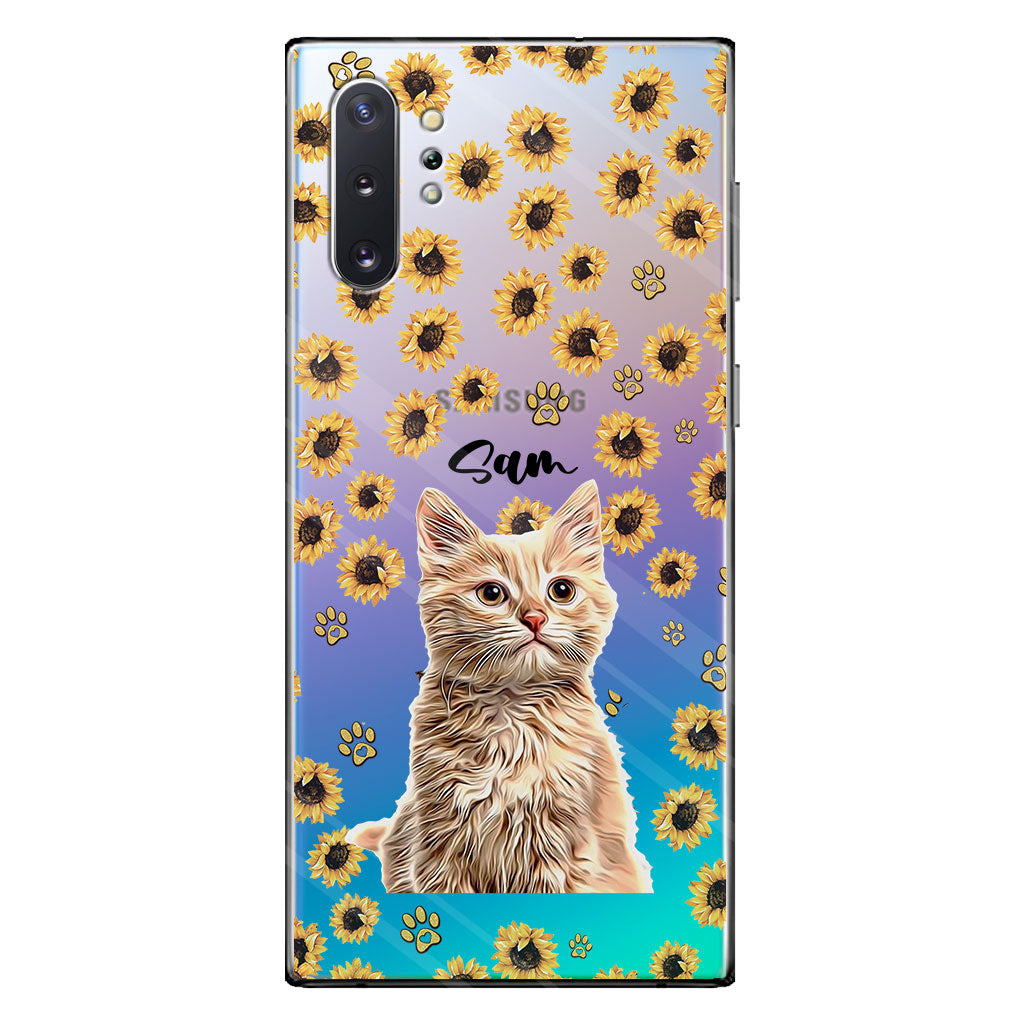 You Are My Sunshine - Personalized Dog Clear Phone Case