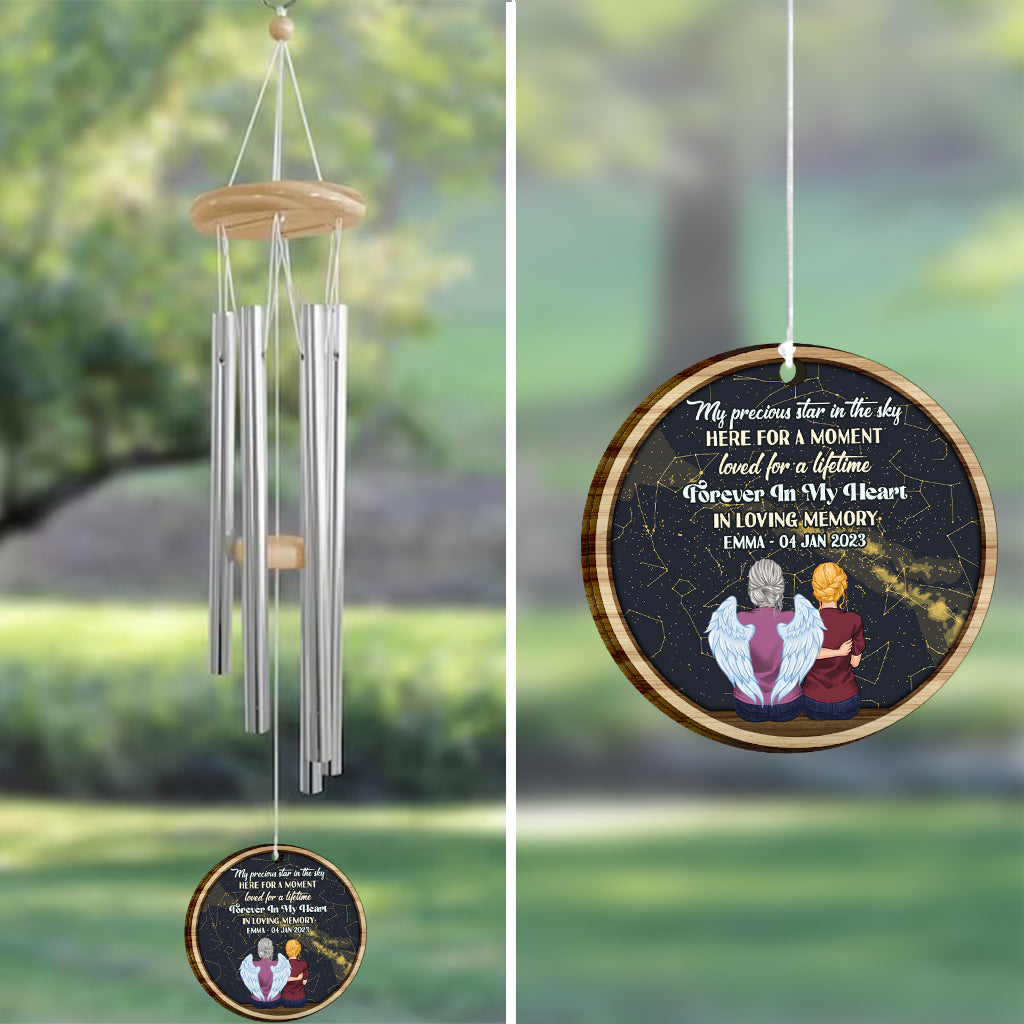 When I Look At The Stars - Personalized Memorial Wind Chime