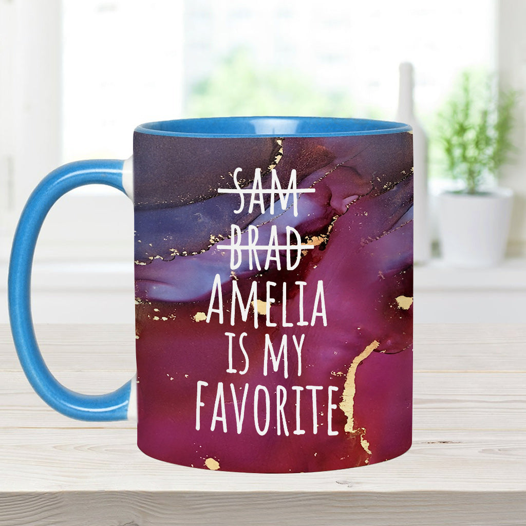 My Favorite Kid - Personalized Mother Accent Mug