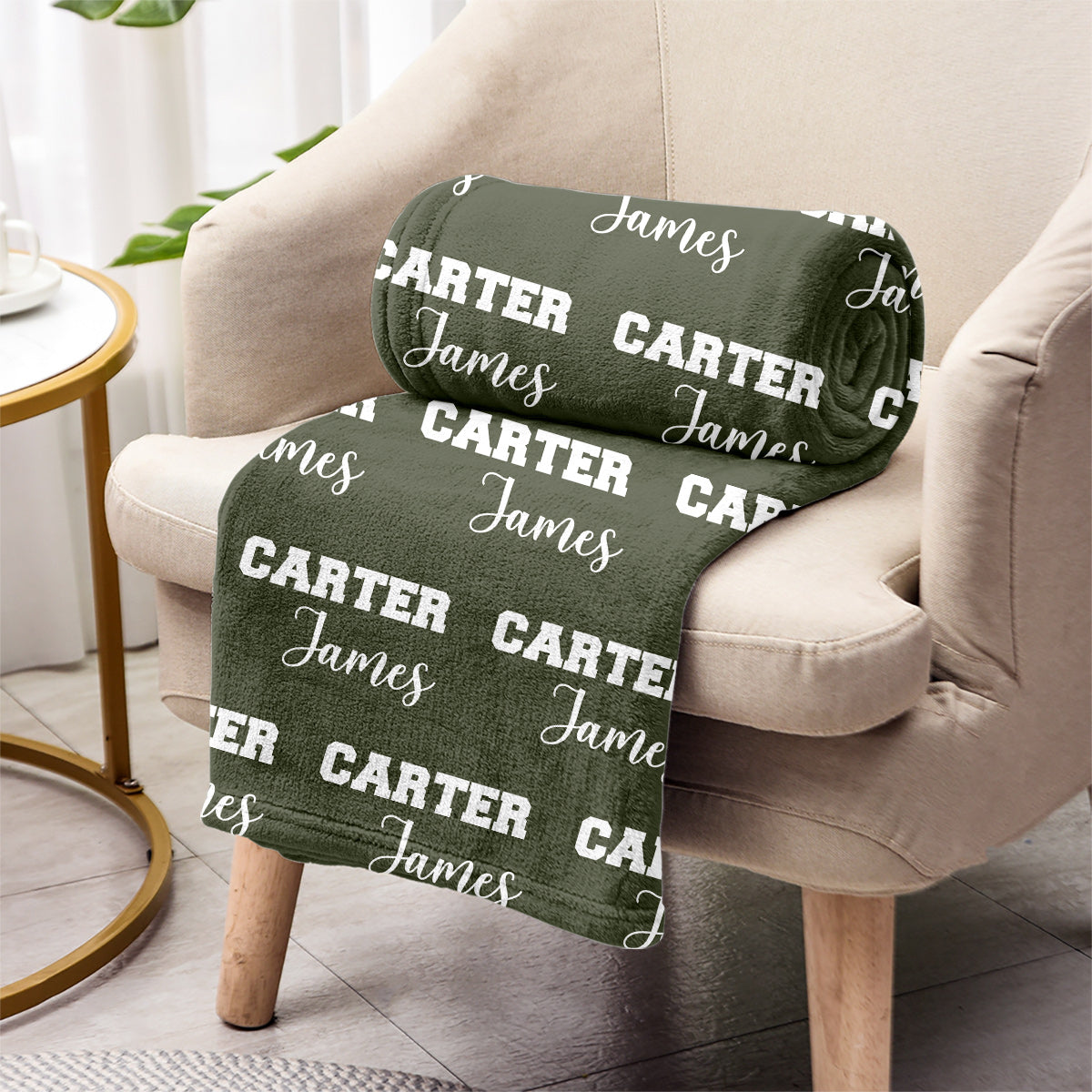 Custom Name Pattern - Personalized Kid Blanket