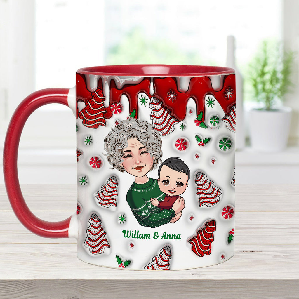 Best Grandma Ever - Gift for grandma - Personalized Accent Mug