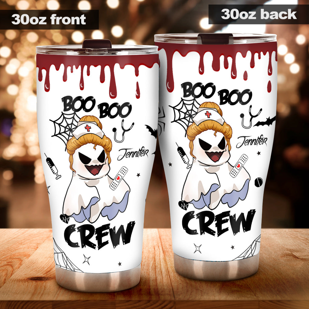 Boo Boo Crew - Personalized Nurse Tumbler