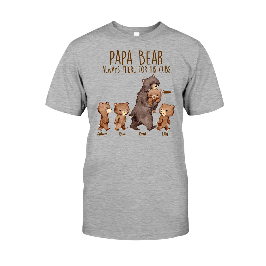 Papa Bear - Gift for dad, grandpa, uncle, brother - Personalized T-shirt And Hoodie