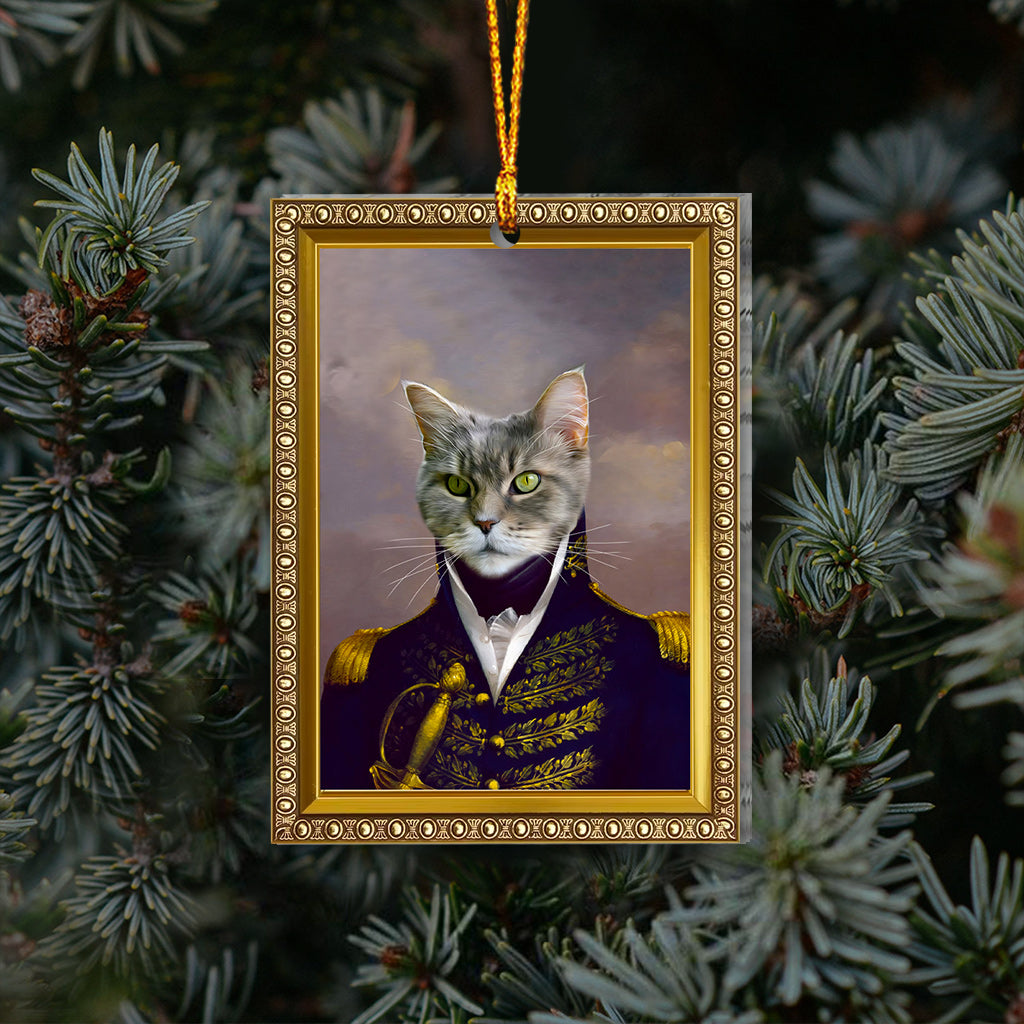 Custom Royal Portrait Renaissance Style - Personalized Dog Ornament