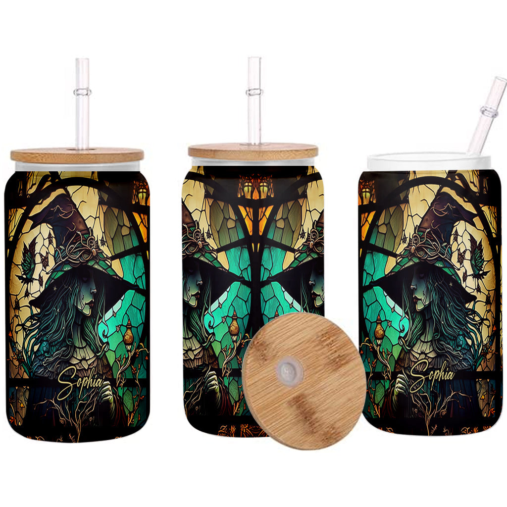Mysterious Witch - Personalized Witch Can Glass