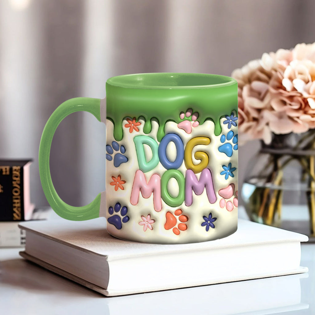 Dog Mom Cat Mom Dog Dad Cat Dad - Personalized Dog Accent Mug