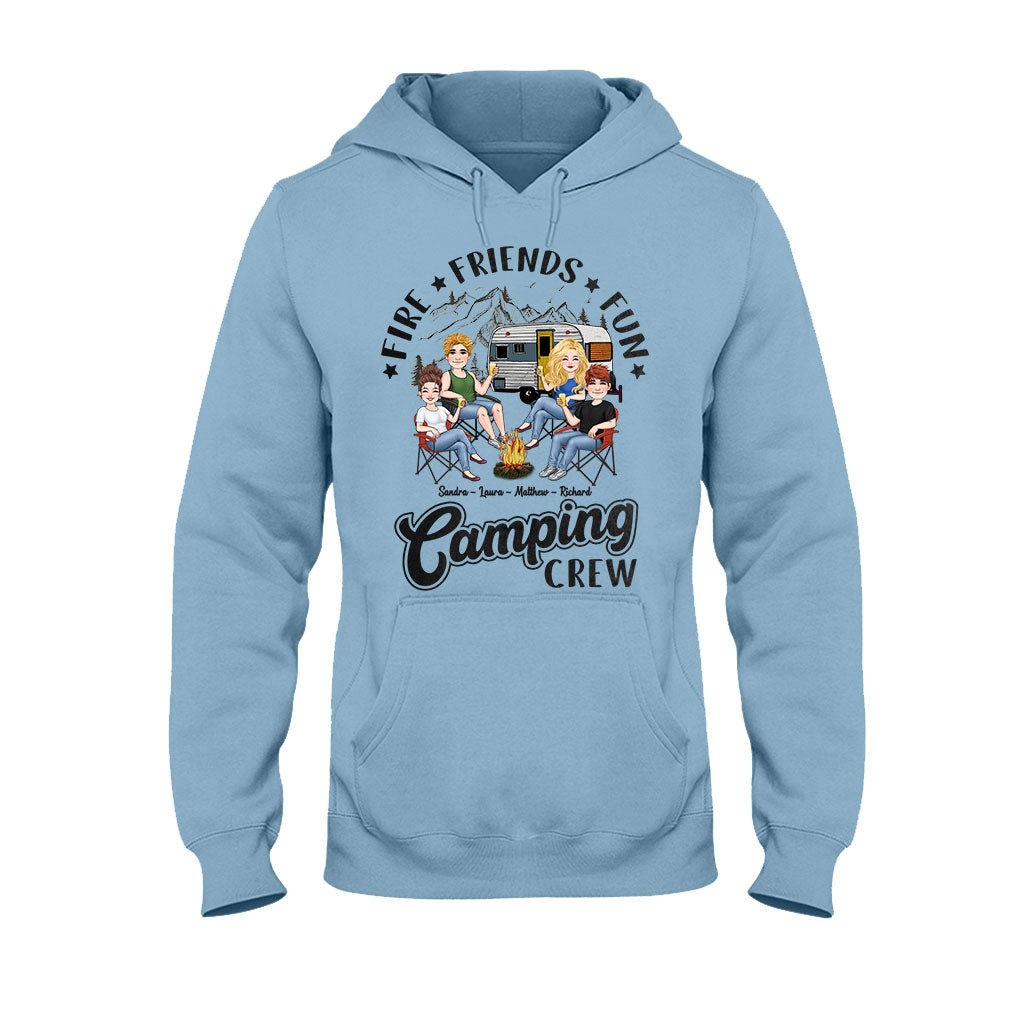 Camping Crew - Personalized Camping T-shirt And Hoodie