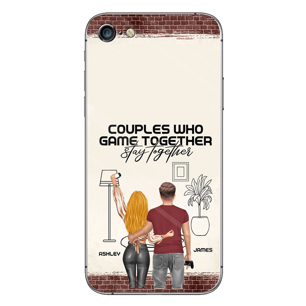 Couples Who Game Together Stay Together - Personalized Video Game Phone Case