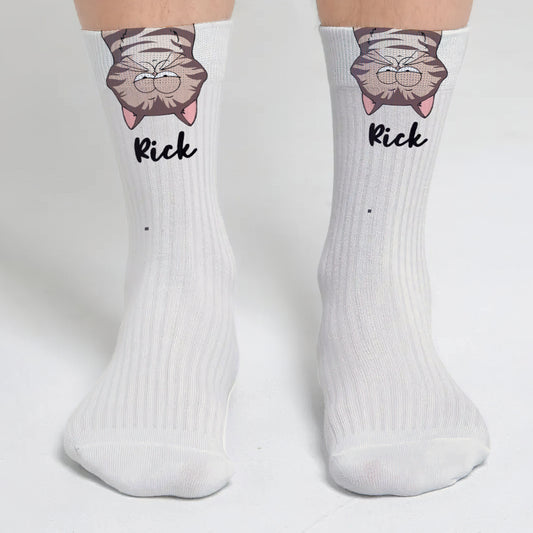 Cat Dog Socks For Pet Lovers - Personalized Dog Socks