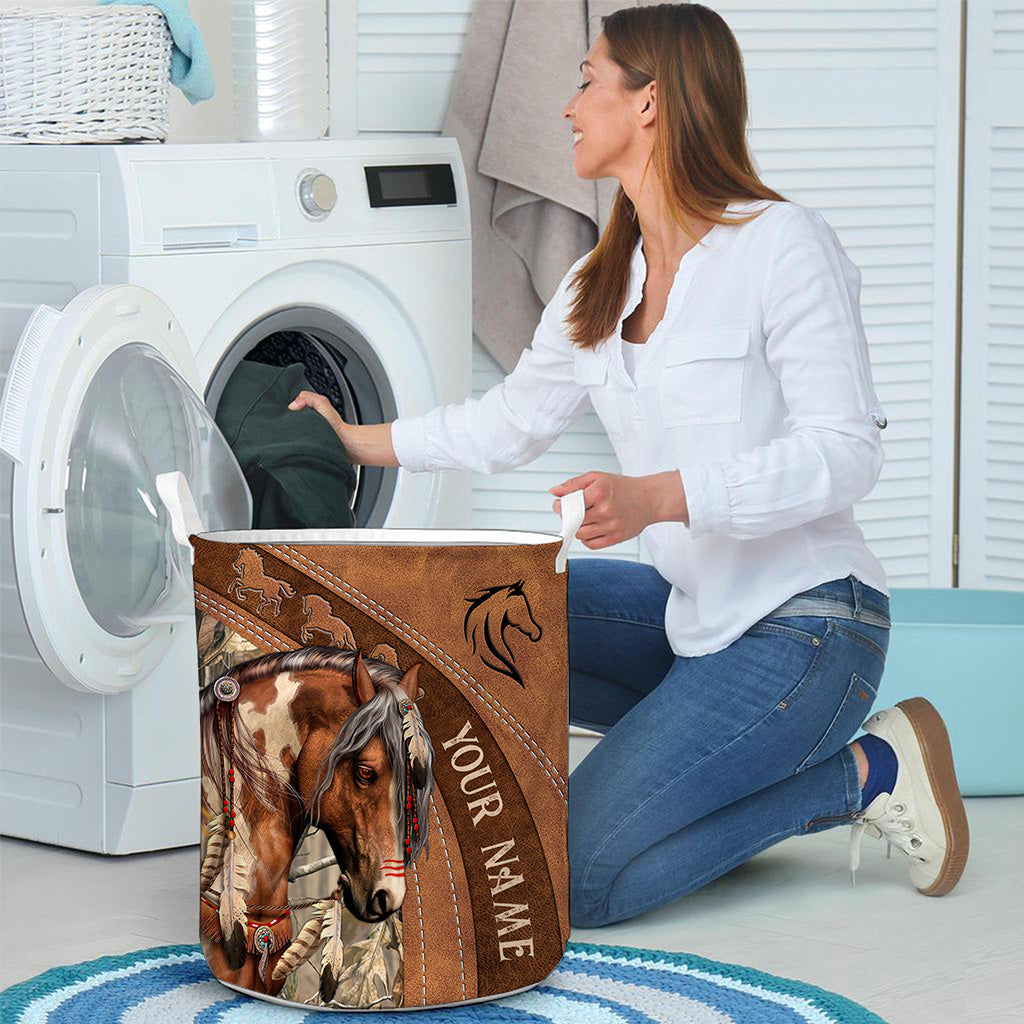 Love Horses - Personalized Horse Storage Basket