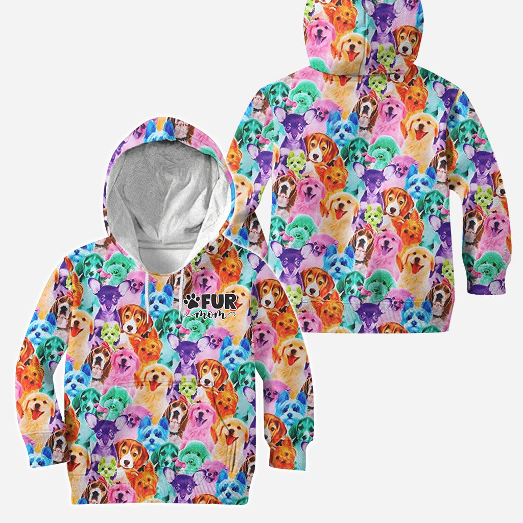 Photo Insert Transferring Into Colorful Style - Personalized Cat Hoodie and Leggings