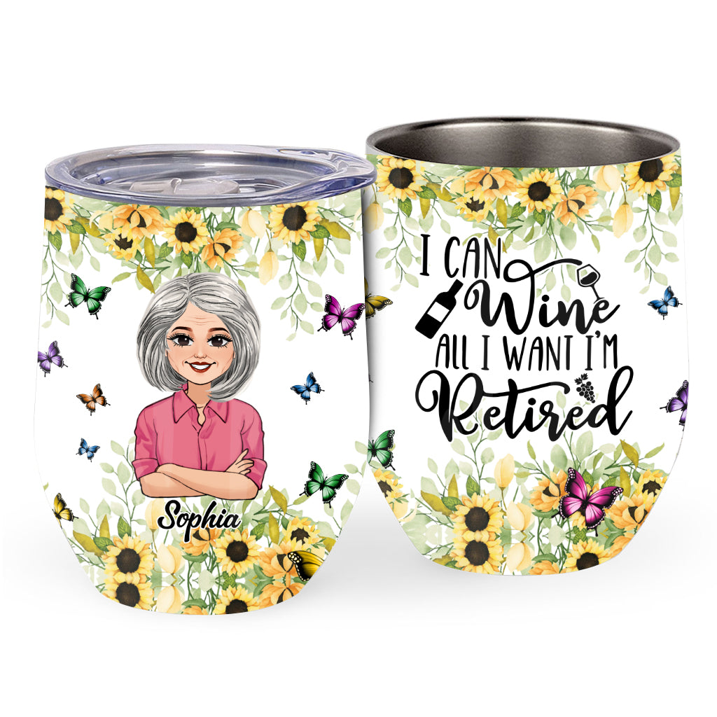 We Will Miss You - Personalized Retired Wine Tumbler