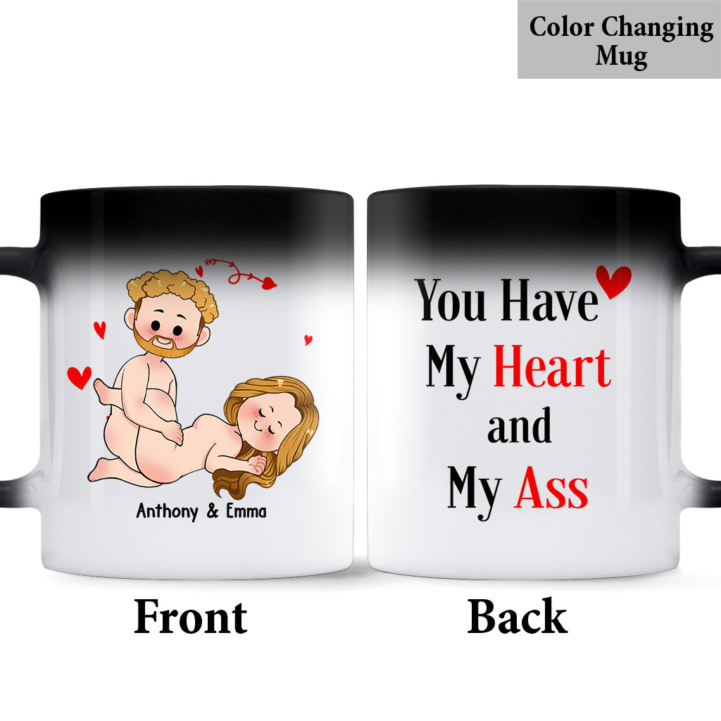 I Just Want You To Be Happy - Couple gift for husband, wife, boyfriend, girlfriend - Personalized Mug