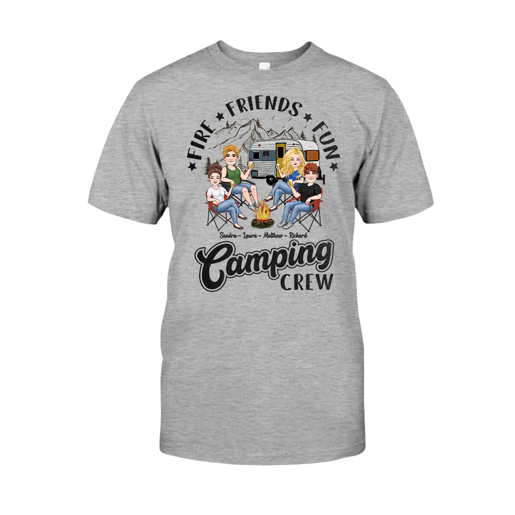 Camping Crew - Personalized Camping T-shirt And Hoodie