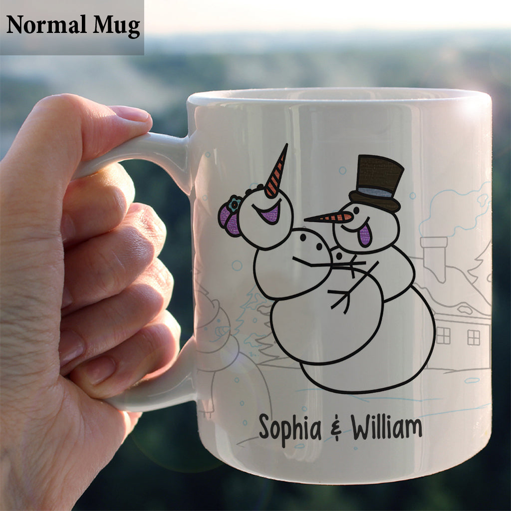 All I Want For Christmas - Personalized Couple Mug