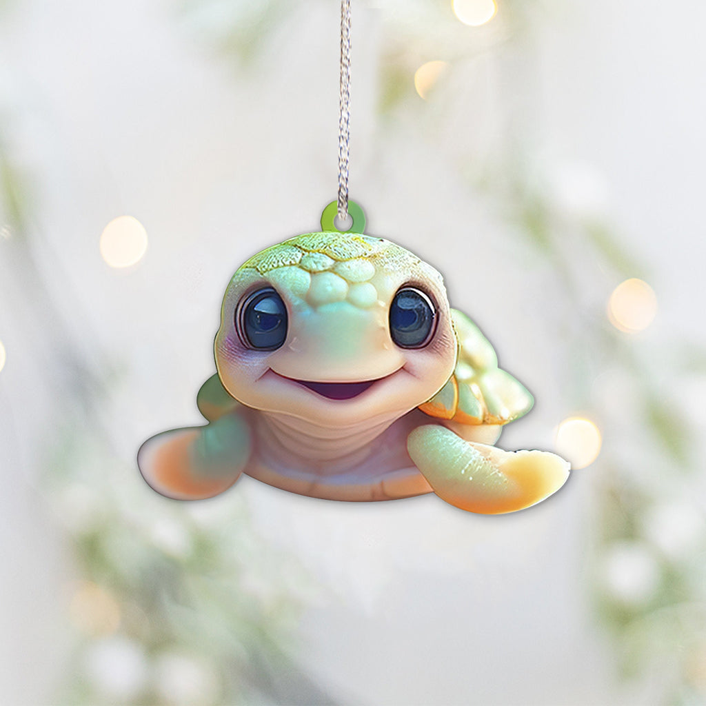 Love Turtles - Turtle Ornament