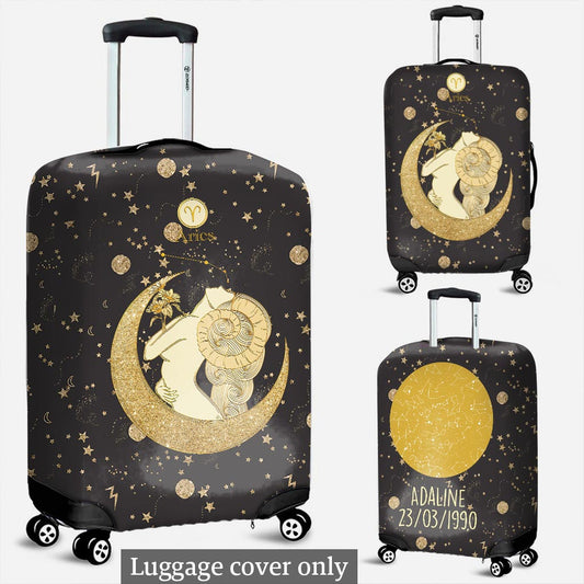 Zodiac Sign - Personalized Horoscope Luggage Cover