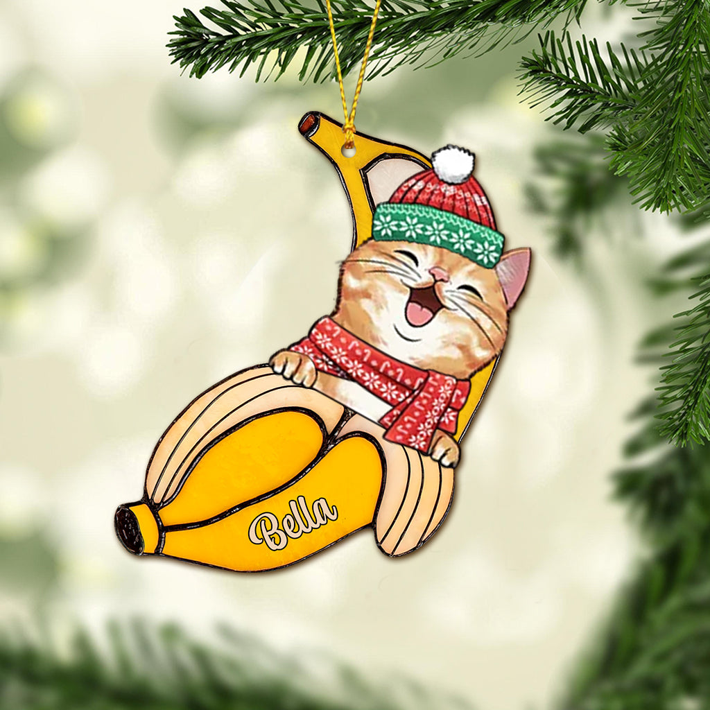 Little Cute Cat - Personalized Cat Ornament