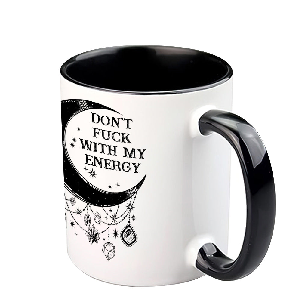 Don't F With My Energy - Personalized Witch Accent Mug