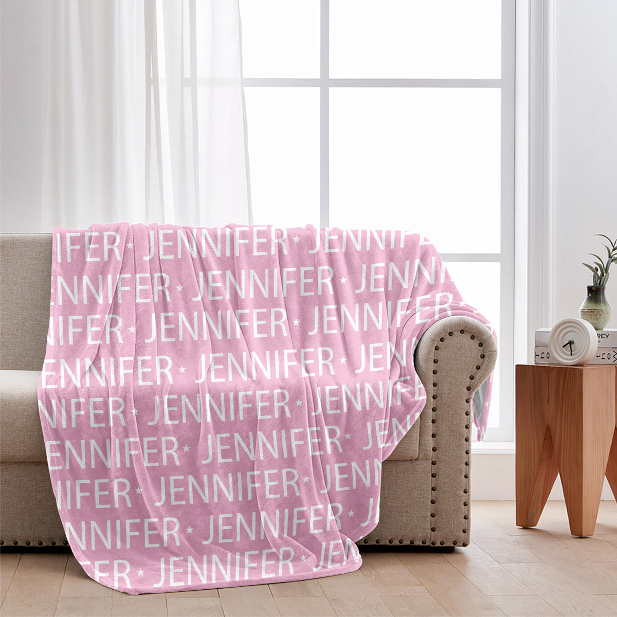Custom Name Pattern - Personalized Daughter Blanket