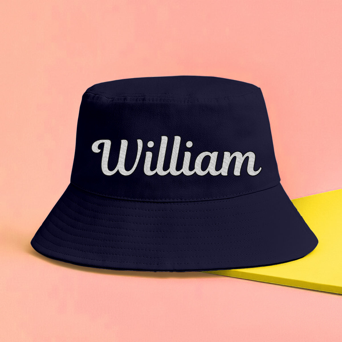 Custom Name - Personalized Step Dad Embroidered Bucket Hat