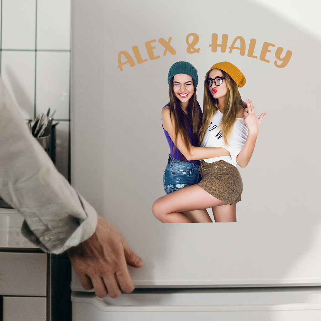 Best Friends - Personalized Bestie Decal Die Cut