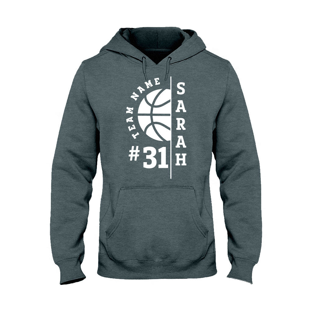 Love Basketball - Personalized Basketball T-shirt And Hoodie