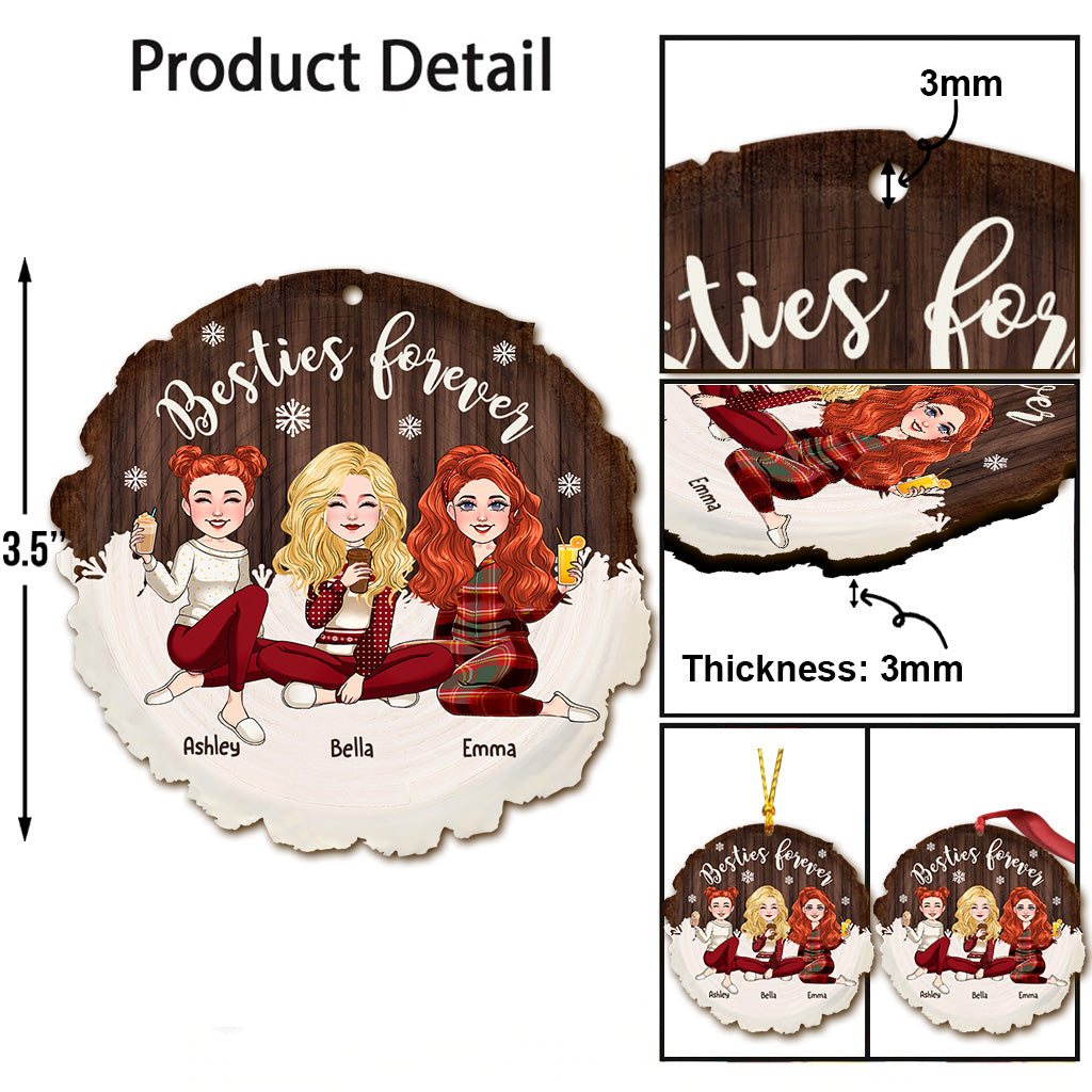 Besties Forever - Personalized Bestie Ornament