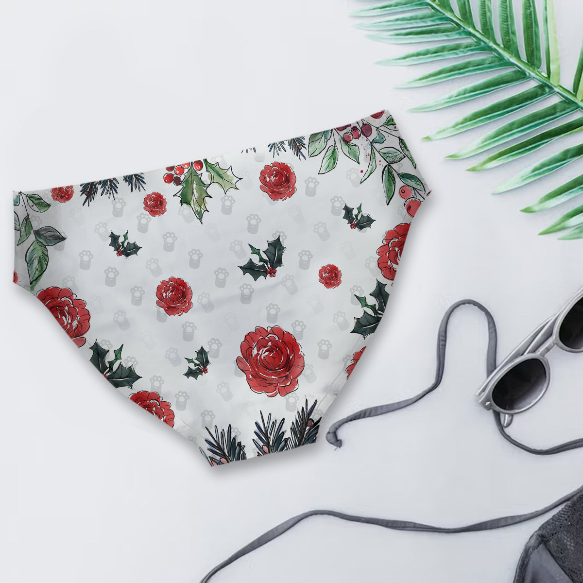 Merry Christmas From Me And My Pussy - Personalized Cat Women Briefs