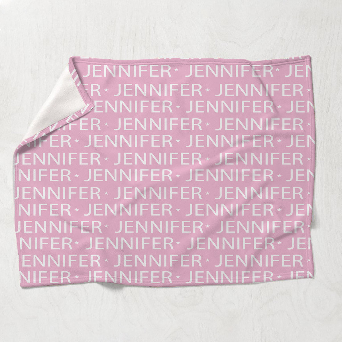 Custom Name Pattern - Personalized Sibling Blanket