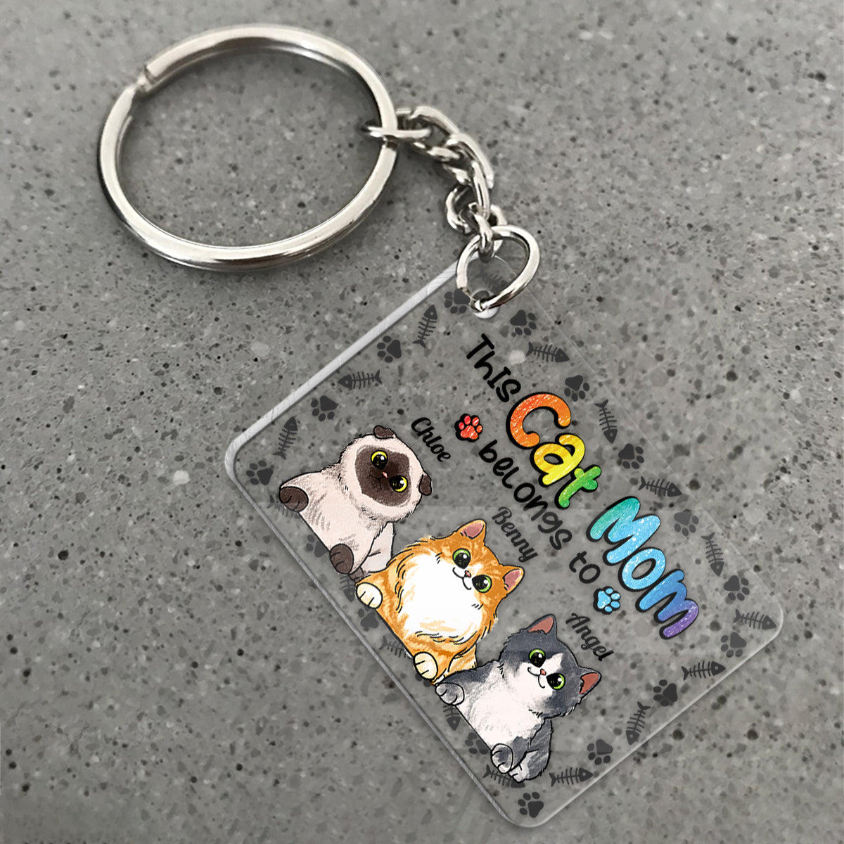 Dogs Cats Lovers - Personalized Dog Keychain
