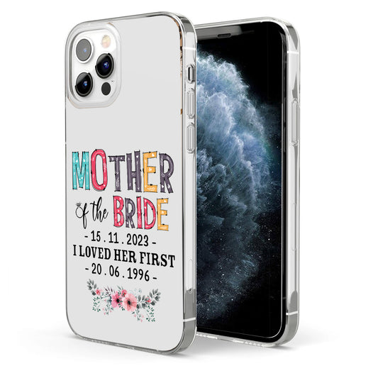 Mother Of The Bride - Personalized Mother Clear Phone Case