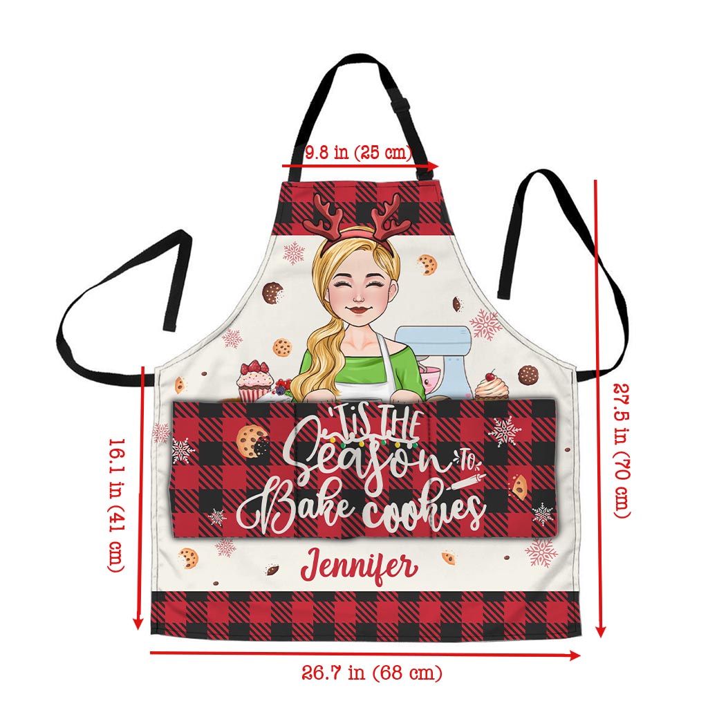 Til The Seasons To Bake Cookies - Personalized Baking Apron