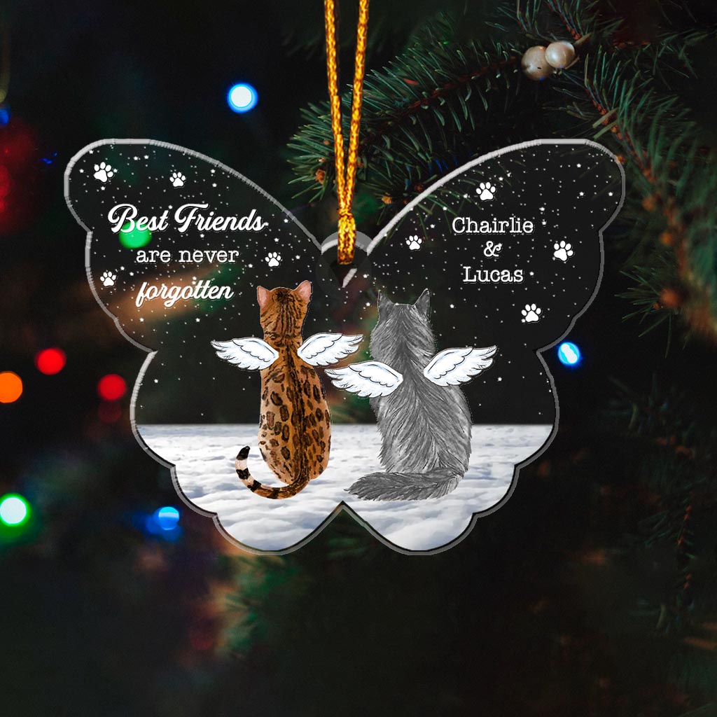 Best Friends Are Never Forgotten - Personalized Dog Ornament