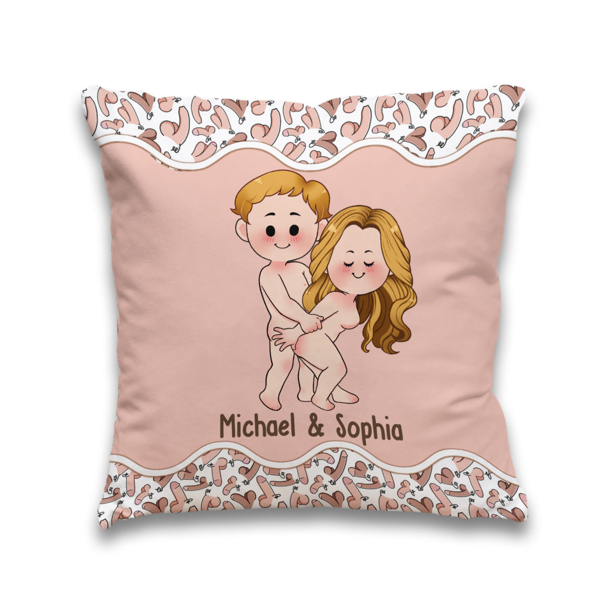 Best Decision Ever - Personalized Couple Throw Pillow