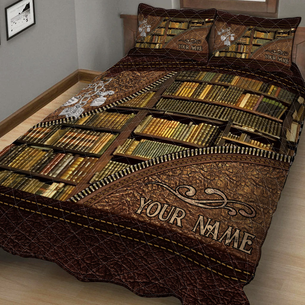 Library - Personalized Librarian Quilt Set