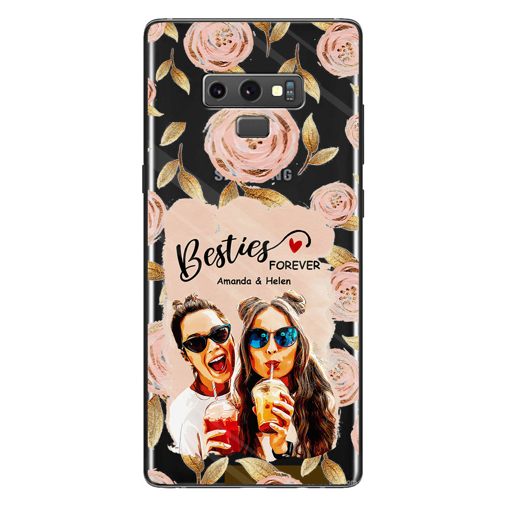 Besties Forever - Personalized Bestie Clear Phone Case