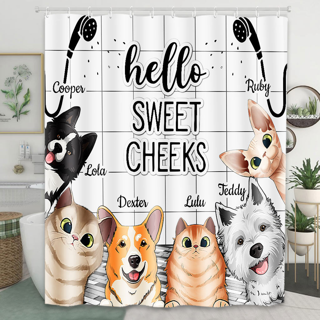 I Saw That - Personalized Dog Shower Curtain